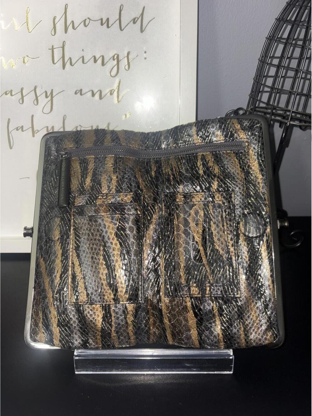 HOBO International Lauren Clutch Wallet Metallic in Limited Edition Snakeskin - Picture 3 of 8